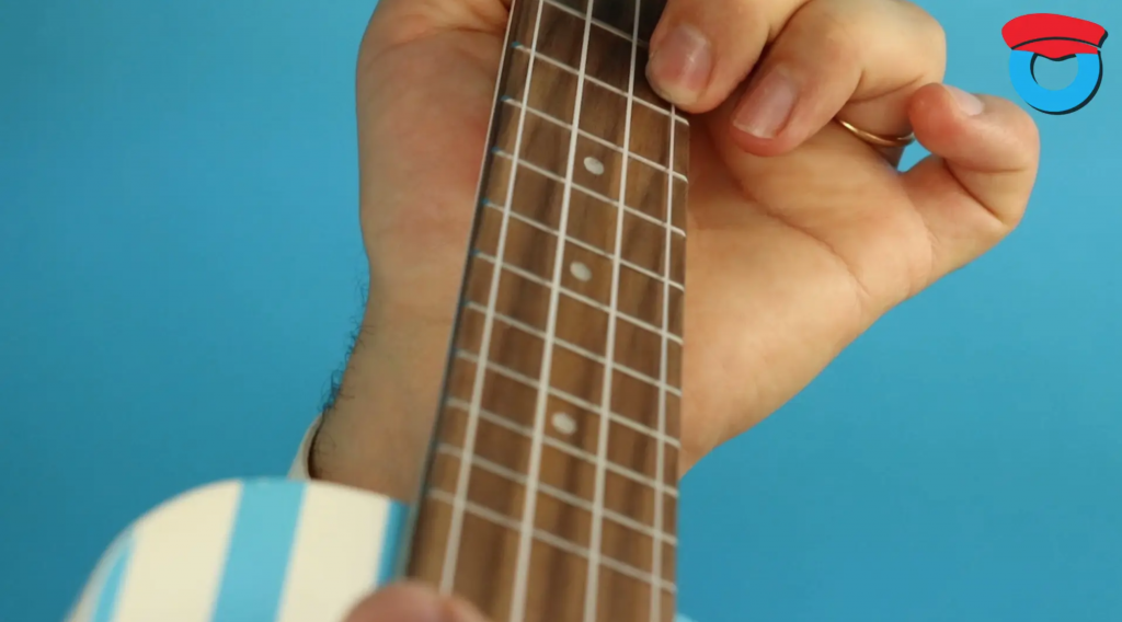 Akkoord C op ukelele Kapitein Winokio